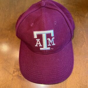 Texas‎ ATM Aggies Adjustable Cap Snap Back Maroon Top Of The World Licensed OS